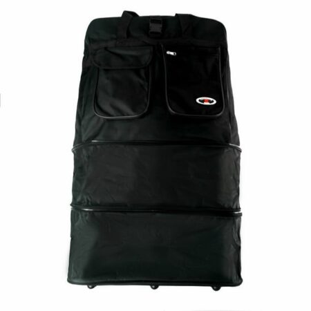 Multi Tiered Collapsible Expandable Wheeled Travel Cargo Duffle Bag