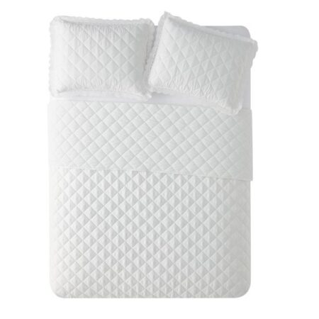 Diamond 3-Piece Quilt Set, Full/Queen with Quilt and Shams
