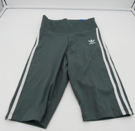 Adidas Originals Women's 3-Stripes High Waist Bike Short - XS - Cement