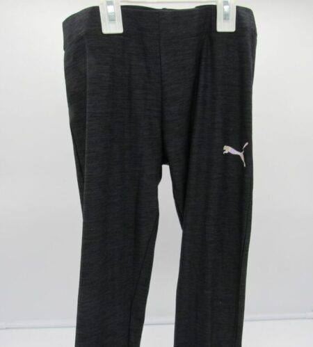 Puma Girls' Core Pack Leggings - XL - Black Heather