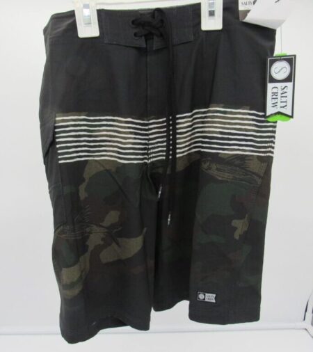 Salty Crew Men's Pinnacle Angler Board Shorts - Size 30 - Camo