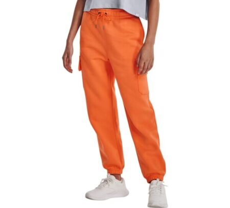 Under Armour - Women's Playback Essential Fleece Cargo Pants - Sunset Boulevard