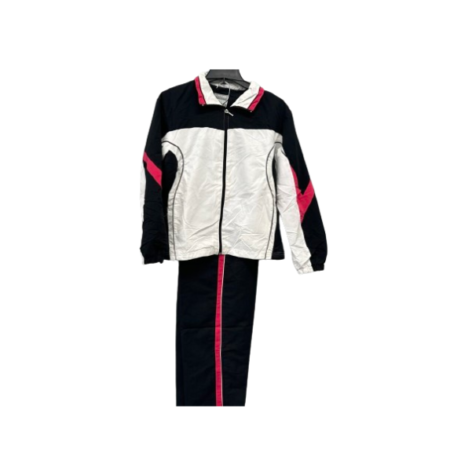 Dunlop 2 Piece Women's Sport Suits - Large Black/Pink