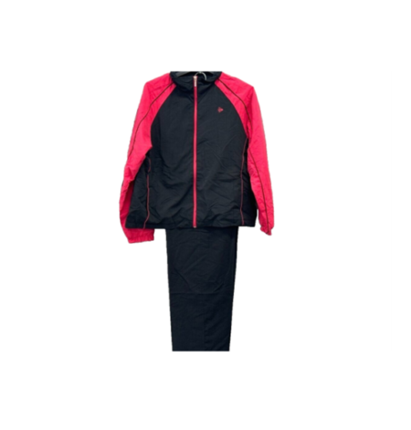 Dunlop 2 Piece Women's Sport Suits - Large Pink/Black