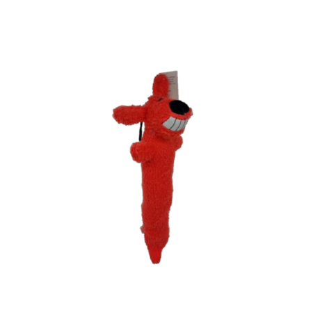 Plush Loofa Dog Toy - Red