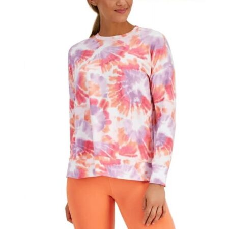 Id Ideology Women's Reef Printed Crewneck Top - Reef Peach XXL