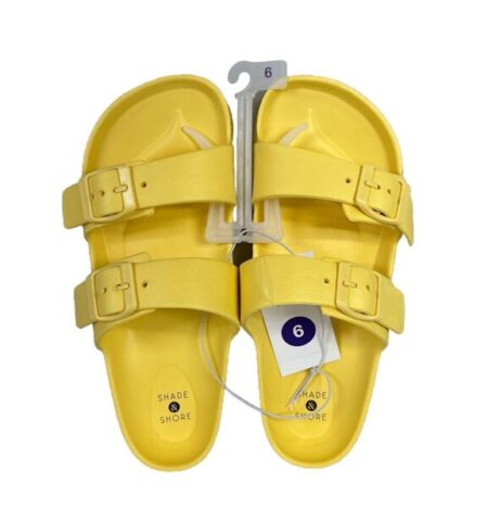 Women's Neida EVA Two Band Slide Sandals - Shade & Shore Yellow