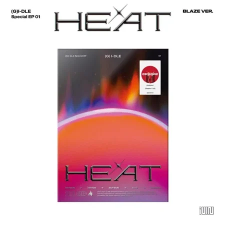 (G)I-DLE - HEAT (Target Exclusive, CD) (BLAZE VER.)