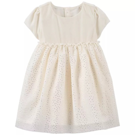 Carter's Baby Girl Carter's Glitter Velour Dress