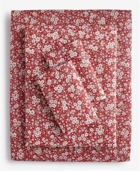 Charter Club Damask Designs Holiday Sheet Set
