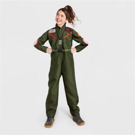 Kids' Fighter Pilot Flight Suit Halloween Costume by Hyde & EEK! Boutique®