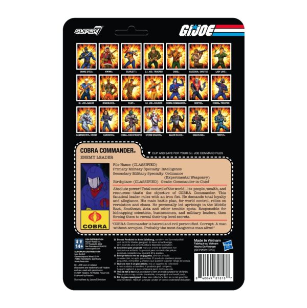G.I. Joe ReAction Cobra Commander Figure - Image 3