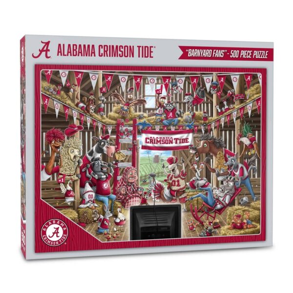 Alabama Barnyard Fans "Crimson Tide" Puzzle