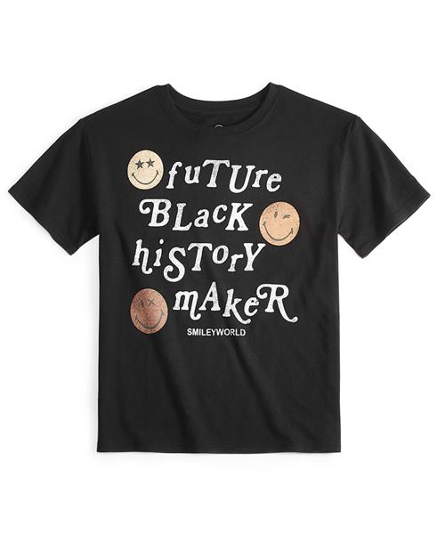 Kids' Cotton Future Black History Maker T-Shirt by Grayson Threads