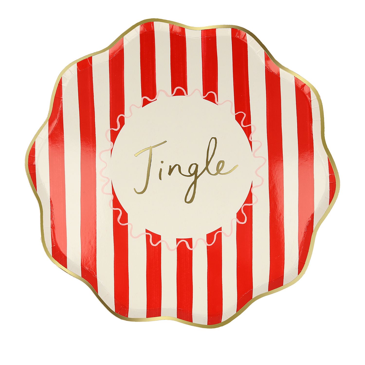 Meri Meri Jolly Stripe Paper Dinner Plates (8 Count) - Image 3