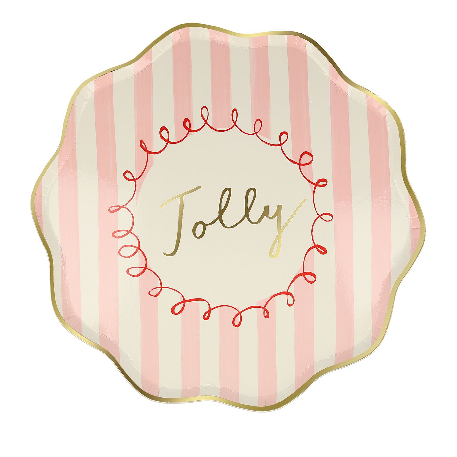Meri Meri Jolly Stripe Paper Dinner Plates (8 Count) - Image 4