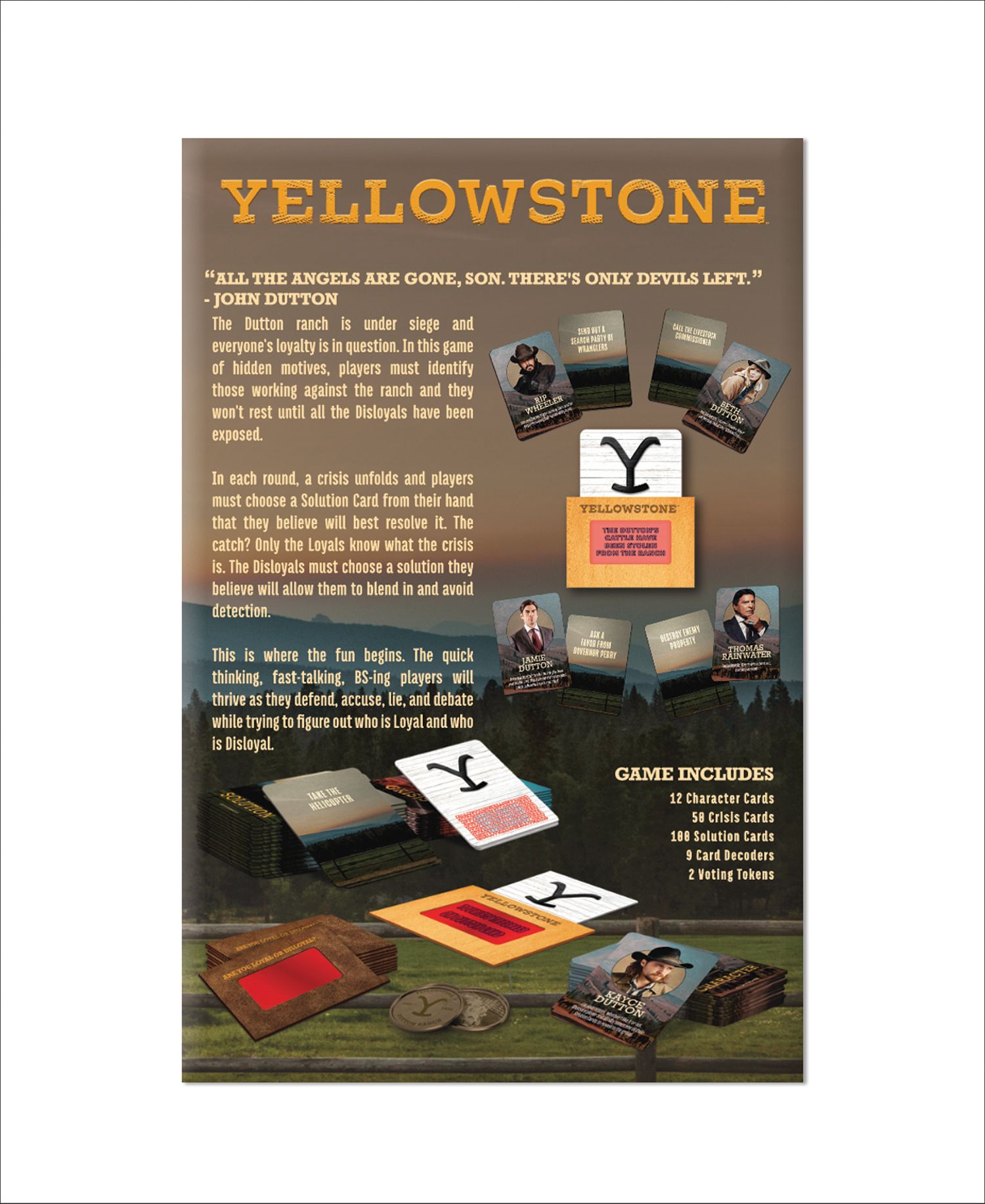 Yellowstone Party Card Game by Wilder - Image 2