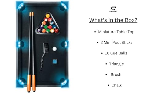Glow-in-the-Dark Mini Billiards Set by Cipton Sports - Image 6