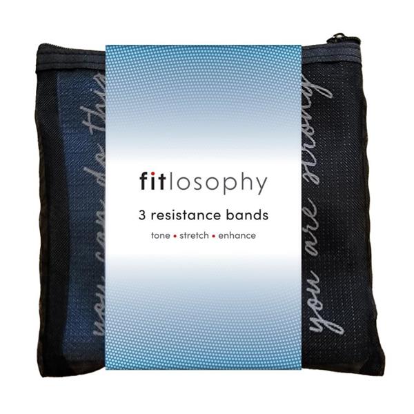 Fitlosophy 3-Pack Fabric Resistance Bands