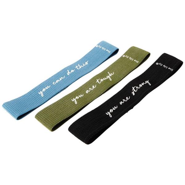 Fitlosophy 3-Pack Fabric Resistance Bands - Image 3