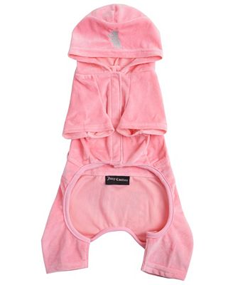 Juicy Couture Pink Velour Pet Bling Tracksuit - Medium/Large - Image 3