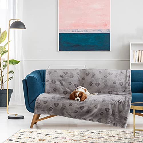 Juicy Couture Scotties Paw Pet Throw Blanket