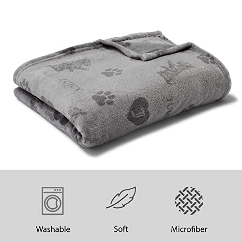 Juicy Couture Scotties Paw Pet Throw Blanket - Image 3