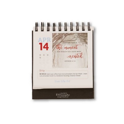 Fitlosophy "Make Today Count" Inspirational FitDesk 365-Day Perpetual Calendar - Image 2