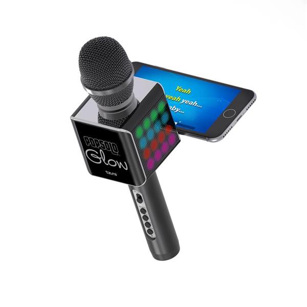 PopSolo Glow Wireless LED Bluetooth Karaoke Microphone - Image 2