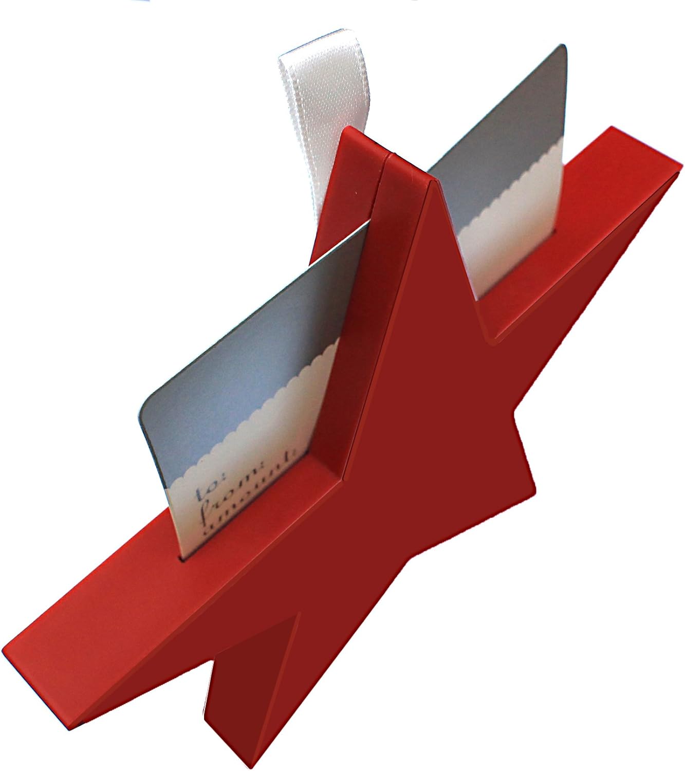 Macy's Give-a-Gift Red Star Ornament-Style Hanging Gift Card Holders (Set of 12) - Image 3