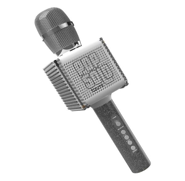 PopSolo Bling Gem Edition Bluetooth Karaoke Microphone by Tzumi