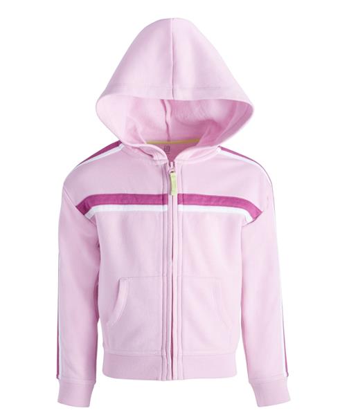 ID Ideology Big Girls Colorblocked Fleece Long-Sleeved Hoodie Zip-up Sweatshirt - Image 2